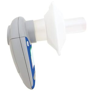 Spirometru identificarea BPOC, CODP 6 cu Bluetooth, Vitalograph cu filtru montat, lateral