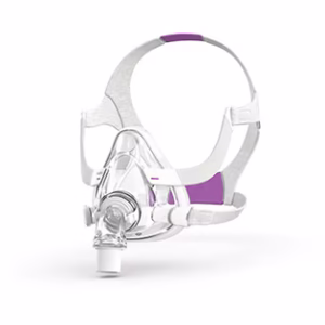 Masca CPAP full-face AirFit F20 oronazala, Resmed mov vedere din fata