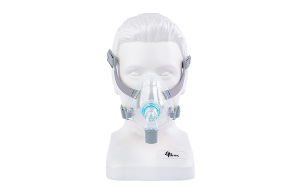 Masca CPAP oronazala, Full Face, F5A+, BMC Medical pe manechin vedere din fata