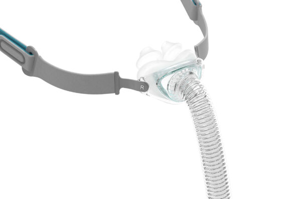 Masca nazala CPAP cu pernute, P6, BMC Medical detalii, canula si furtun