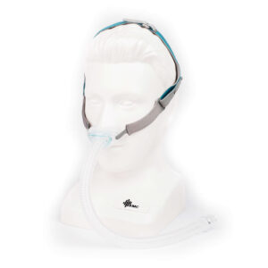 Masca nazala CPAP cu pernute, P6, BMC Medical pe manechin
