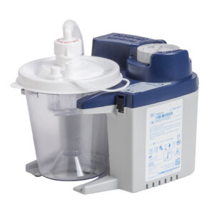Aspirator secretii Vacu-Aide 7325, 50-550 mmHg, 27 LPM, cu baterie, DeVilbiss vedere laterala